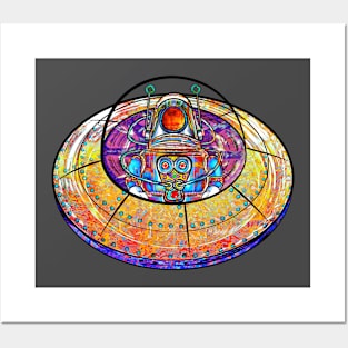 Flying Saucer Posters and Art